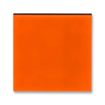 3559H-A00651 66  Kryt spínače kolébkového, oranžová / kouřová černá